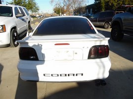 1998 FORD MUSTANG GT COUPE WHITE 4.6 MT F19090